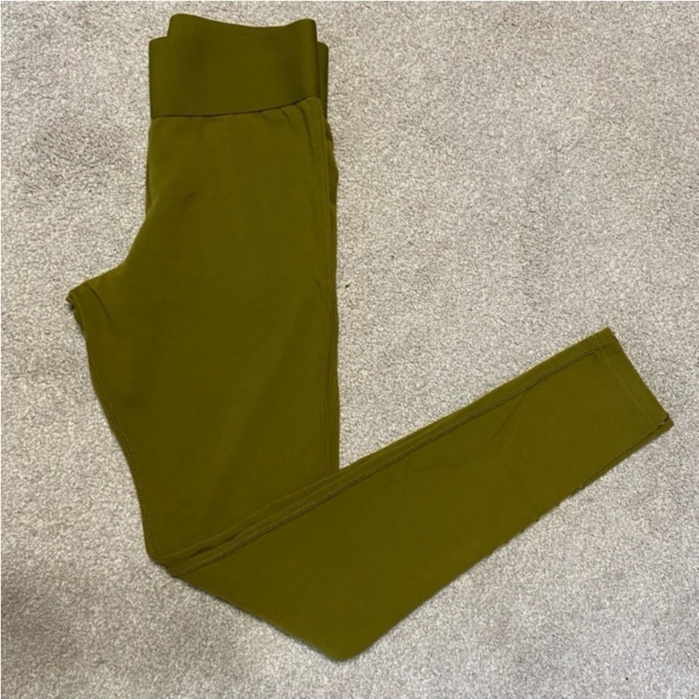 Nike Elastic Band Green Leggings Size S